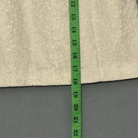 Vince Camuto Womens Skirt 2 Ivory Lace Mini Classic Occassion Feminine Coquette - Picture 10 of 12